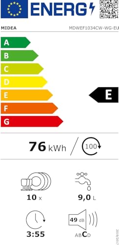 Midea Lavavajillas Compacto 45cm 10 cubiertos