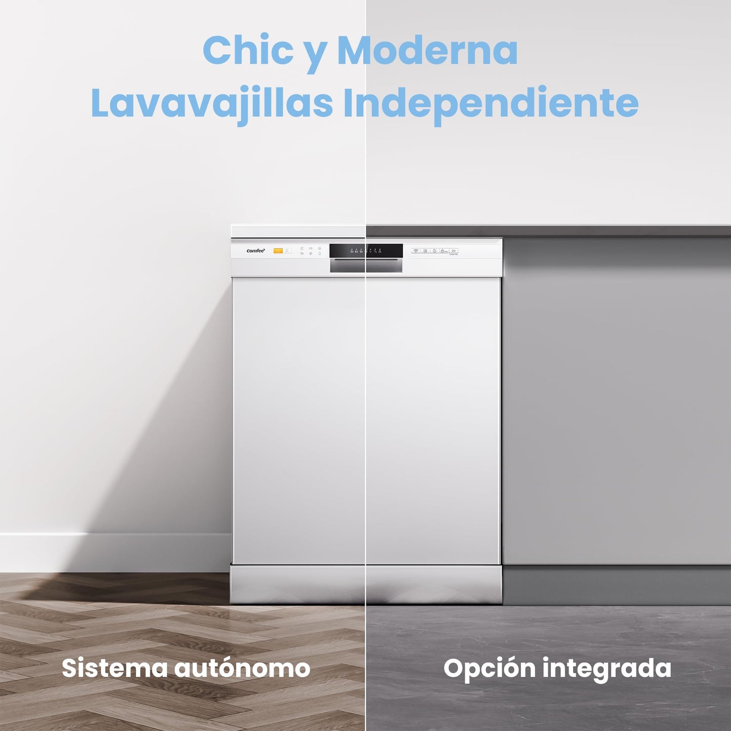Lavavajillas Comfee 12 cubiertos 60cm 8 programas