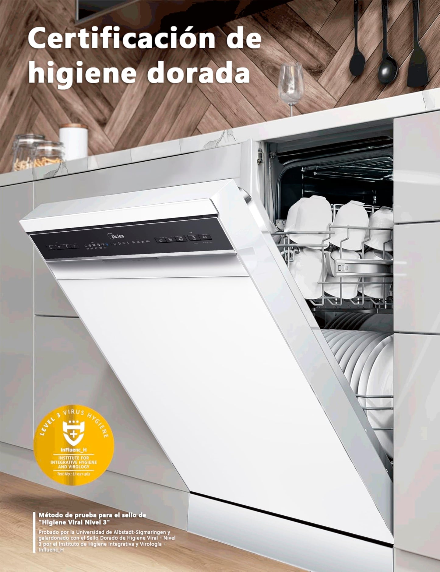 Midea Lavavajillas Compacto 45cm 10 cubiertos
