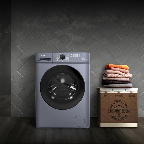 Lavadora CHiQ 7kg 1200rpm Inverter Vapor Gris