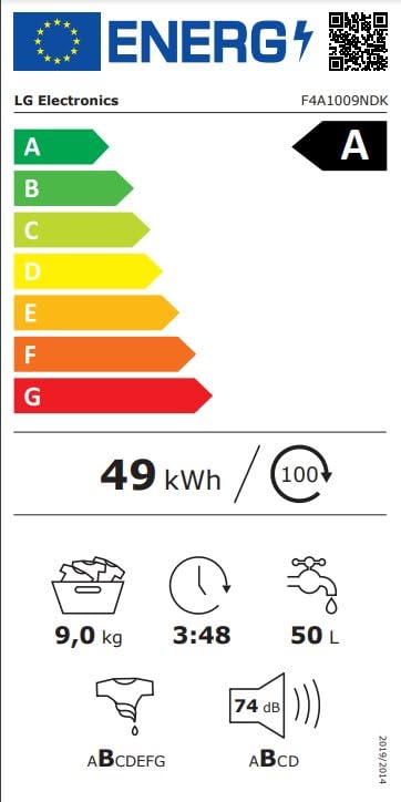 Lavadora LG 9kg 1400rpm Carga Frontal Grafito