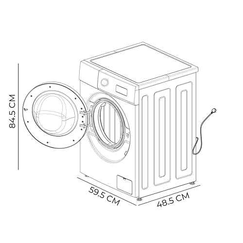Lavadora Cecotec 6kg 1000rpm Inverter Steam Max