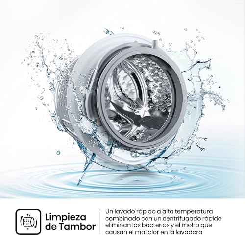 Lavadora Hisense 9kg 1400rpm Inverter Vapor A