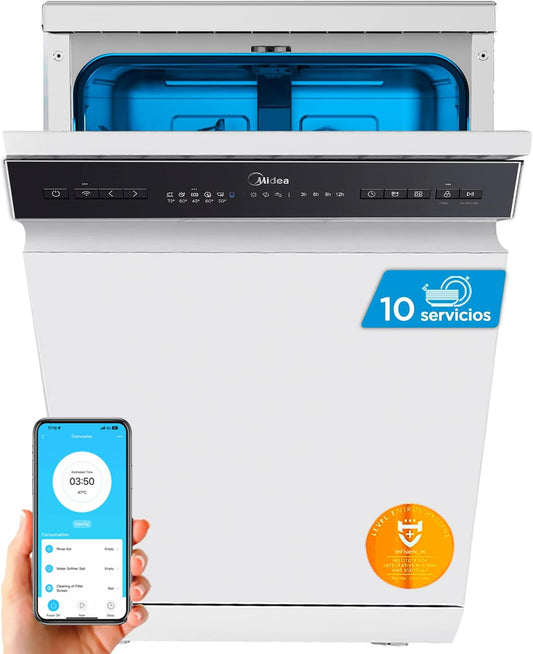 Midea Lavavajillas Compacto 45cm 10 cubiertos