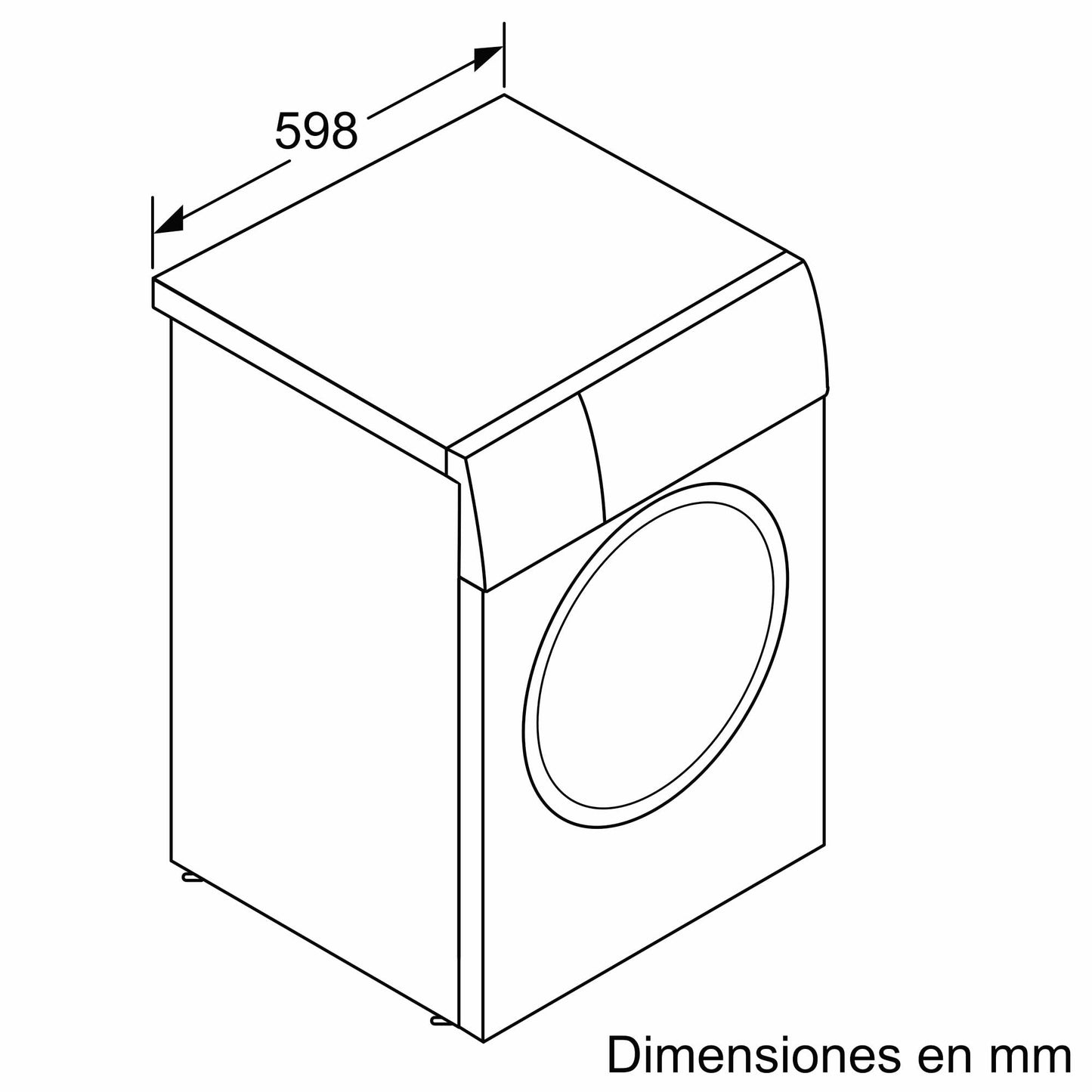Lavadora Bosch Serie 4 8kg 1200rpm EcoSilence