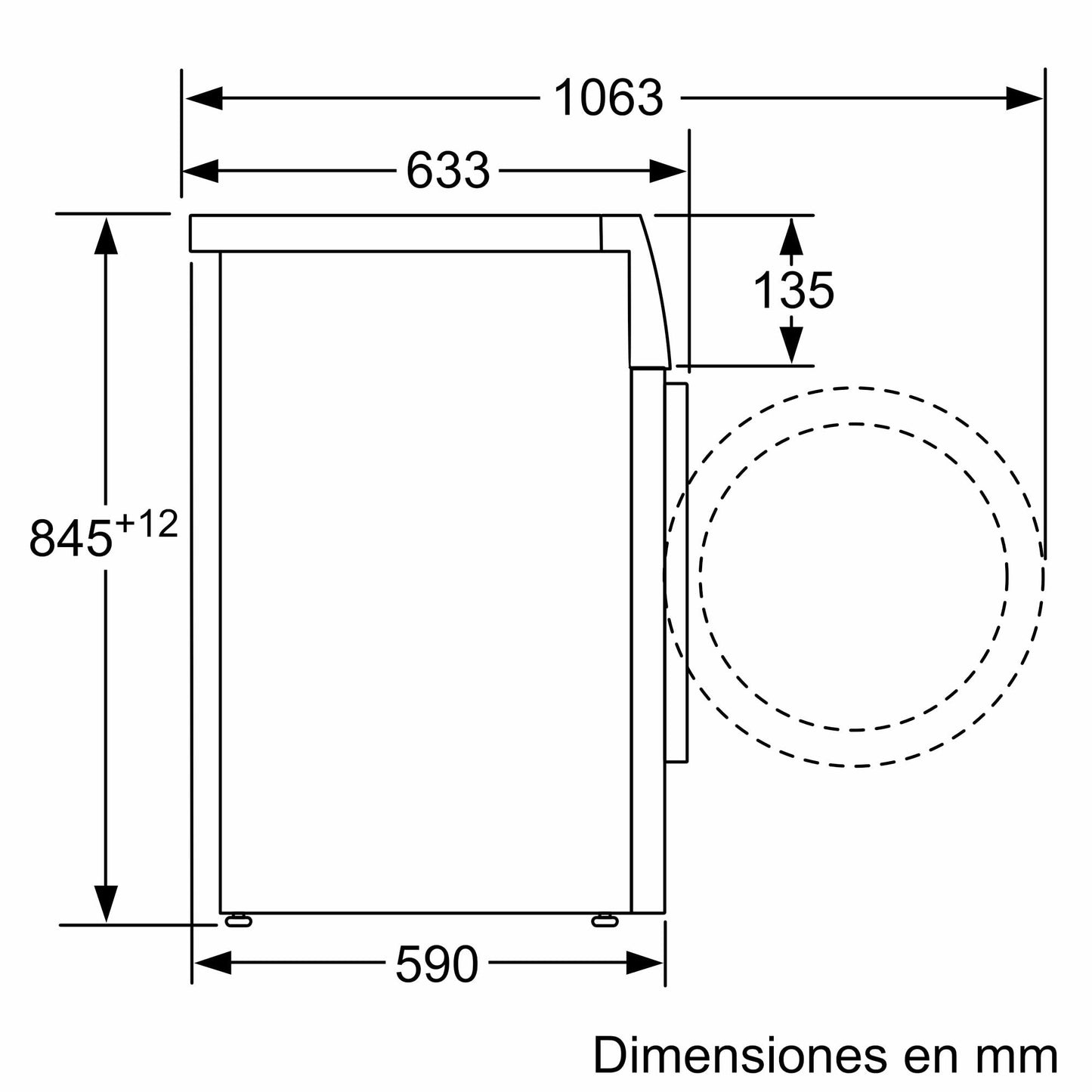 Lavadora Bosch Serie 4 8kg 1200rpm EcoSilence
