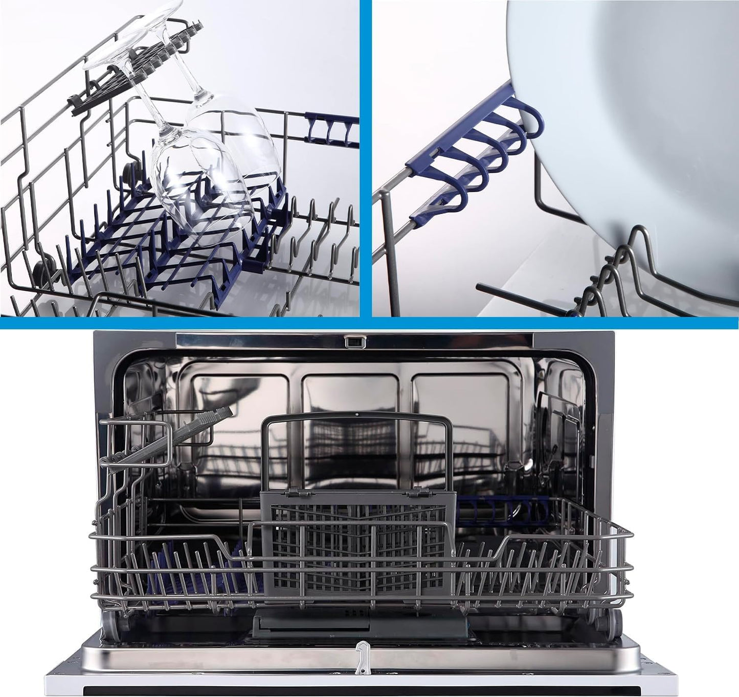Mini Lavavajillas Midea 55cm 6 servicios Blanco
