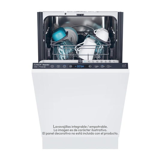 Lavavajillas Candy Integrable 45cm 10 servicios WiFi