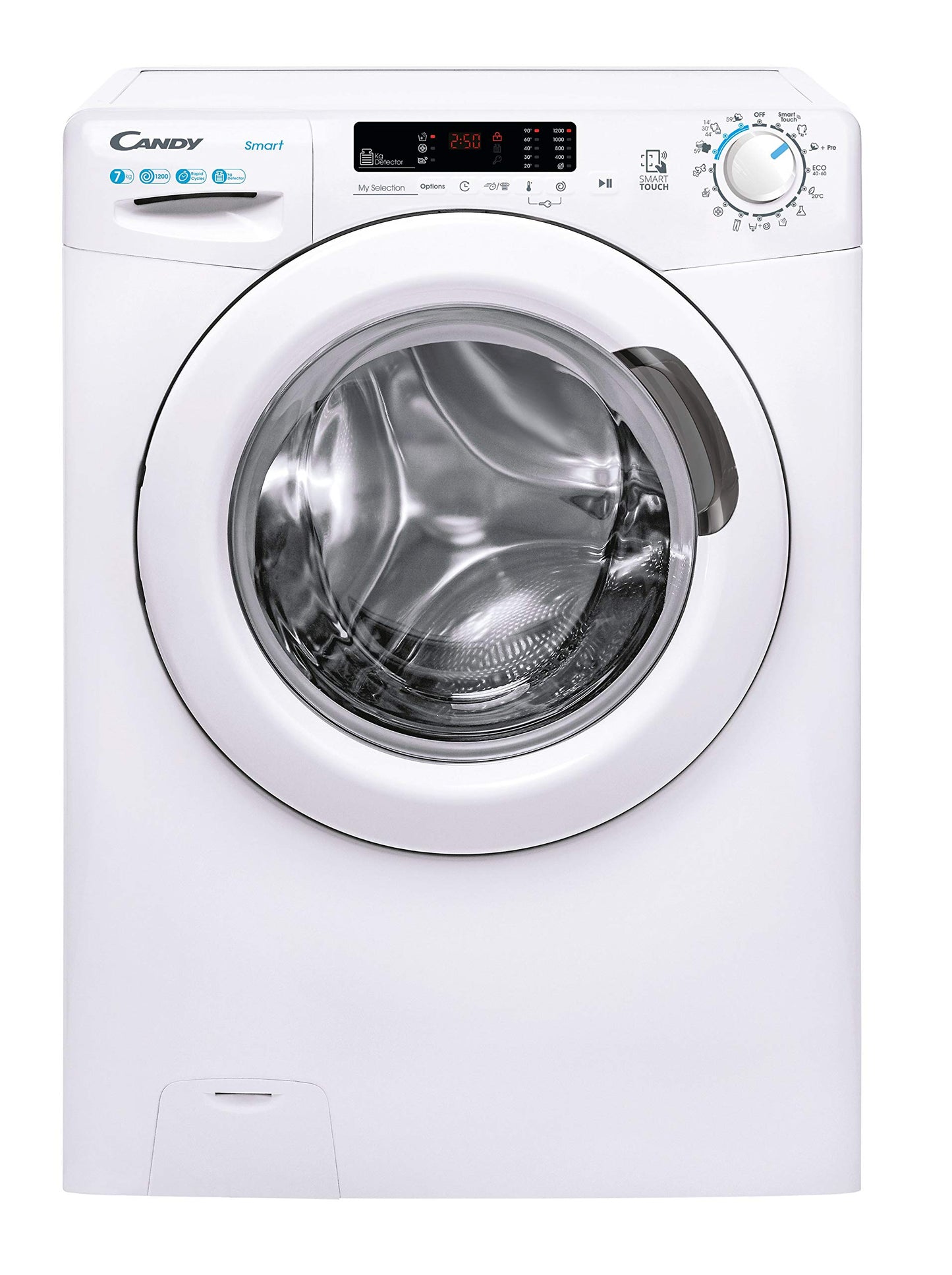 Lavadora Candy Smart 7kg 1200rpm 45cm NFC