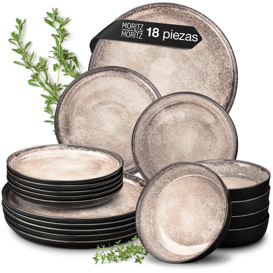 Vajilla Completa Moritz Vida 18 pcs Porcelana