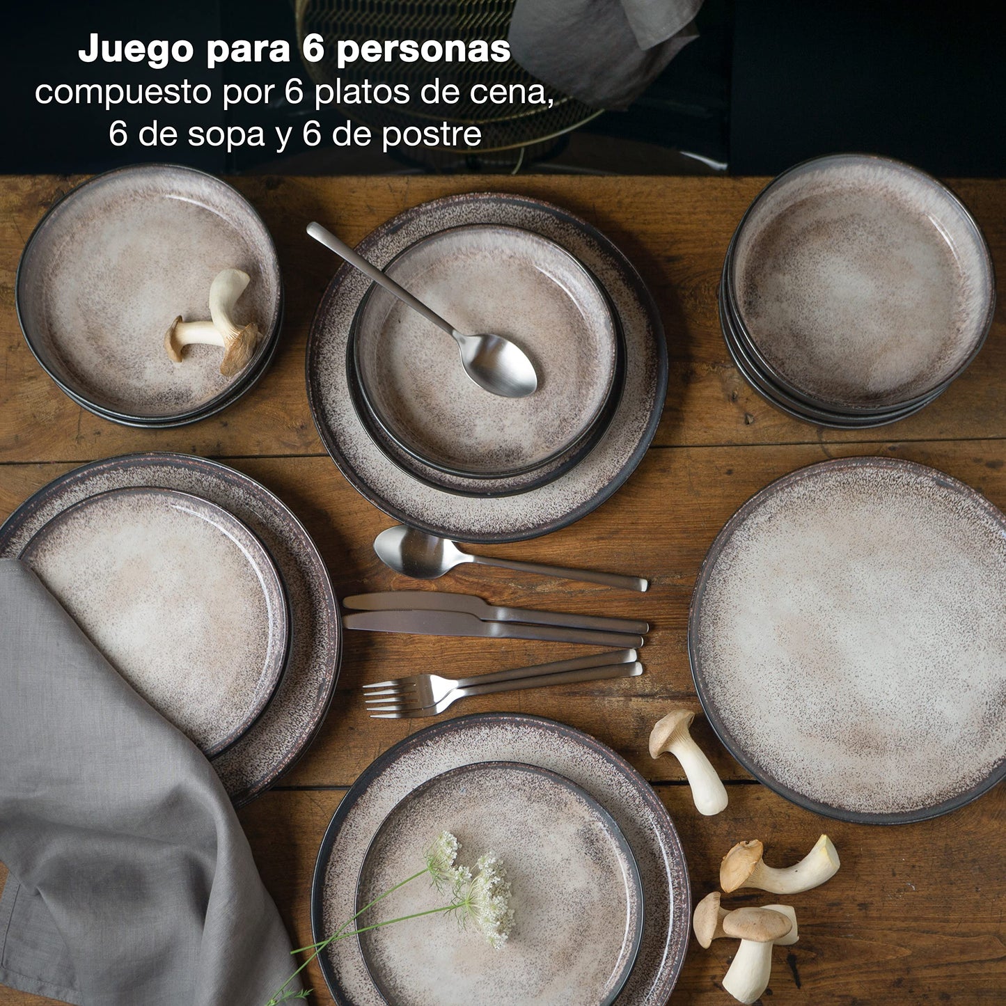 Vajilla Completa Moritz Vida 18 pcs Porcelana